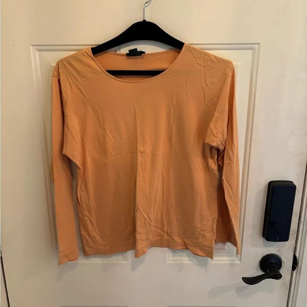 J. Crew Apricot Top - Picture 2 of 4